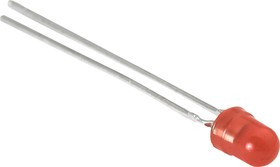 L-7104ID-5V (L-934ID-5V), Светодиод красный 60° d=3мм 20мКд 625нМ 5VDC