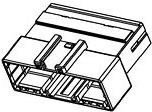 936131-1, 4mm 2x10P 10 2 P=4mm Rectangular Connectors Housings 936131-1, 4mm 2x10P 10 2 P=4mm Rectangular Connectors Housings