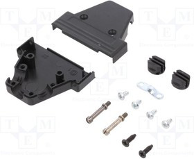 TRI-P-25-K, Корпус для разъемов D-Sub, D-Sub HD 44pin,D-sub 25pin, тройной