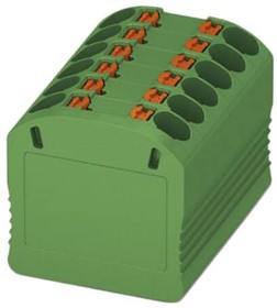 3002772, DIN Rail Terminal Blocks PTFIX 12X1,5 GN 1.5mm2