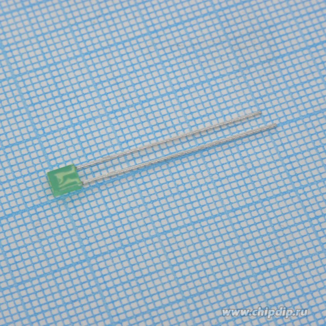 L-914GDT, LED; rectangular; 3x2mm; green; 3?6mcd; 100°; Front: flat; 20mA