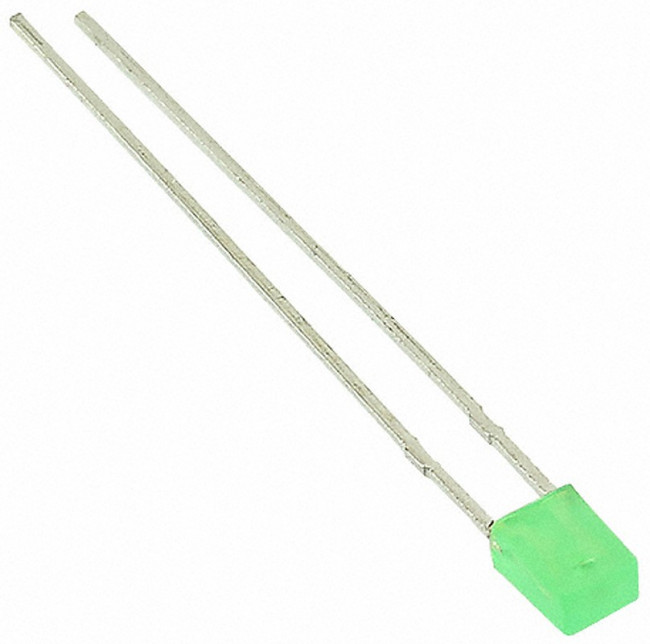 L-914GDT, LED; rectangular; 3x2mm; green; 3?6mcd; 100°; Front: flat; 20mA