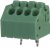 PCB terminal, 4 pole, pitch 3.5 mm, AWG 24-16, 8 A, spring-clamp connection, green, 1985218 PCB terminal, 4 pole, pitch 3.5 mm, AWG 24-16, 8 A, spring-clamp connection, green, 1985218
