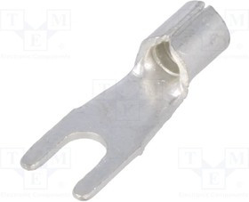 BM01208, Наконечник: вилка, M3, 1,5-2,5мм2, обжим, на провод, луженые, медь