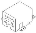 0441440003, Conn RJ-45 F 8 POS 1.27mm Solder RA SMD 8 Terminal 1 Port Cat 3 T/R