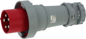 Вилка кабельная 125A/400V/3P+N+E/IP67 CA1447