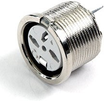 690-0600, Circular DIN Connectors 696 PROF PCB CHAS SKT