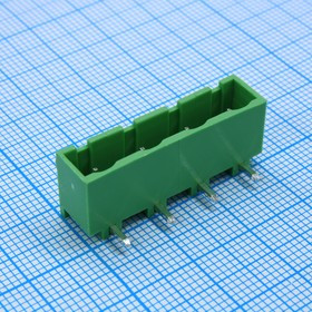 2EDGRC-7.62- 04P-14-00A(H), Разъемный клеммный блок на плату, 4 контакта. Серия 2EDGRC-7.62
