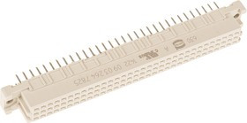 09032647825, 64 Way 2.54mm Pitch, Type C Class C3, 3 Row, Straight DIN 41612 Connector, Socket