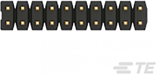 2842128-5, Board to Board &amp; Mezzanine Connectors 10P,2MM,BRK HDR,DRVT 2.8,0.76AU,TB