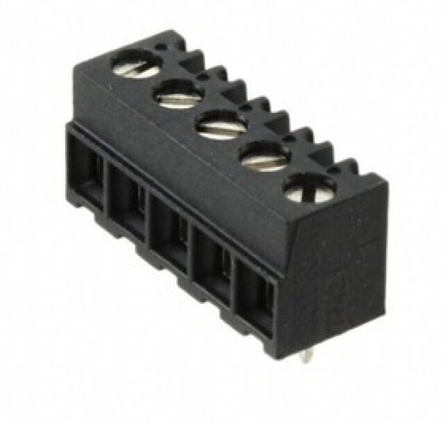 1776113-5, Conn Terminal Block F 5 POS 3.81mm Screw ST Thru-Hole 12A 1776113-5, Conn Terminal Block F 5 POS 3.81mm Screw ST Thru-Hole 12A