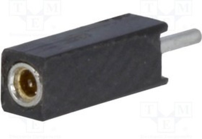 ZL307-1X1, Гнездо штыревое "мама" PIN 1 цанговые контакты прямой 2,54мм