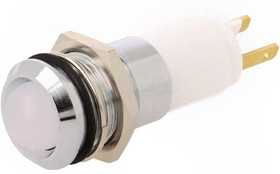 SWBU14622A, Индикат.лампа светодиод, вогнутый, белый, 12 14ВDC, 12 14ВAC
