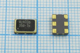 Кварцевый генератор 250МГц 3.3В/HCMOS в корпусе SMD 7x5мм, гк 250000 \\SMD07050C6\CM\ 3,3В\XLH736\FO Кварцевый генератор 250МГц 3.3В/HCMOS в корпусе SMD 7x5мм, гк 250000 \\SMD07050C6\CM\ 3,3В\XLH736\FO