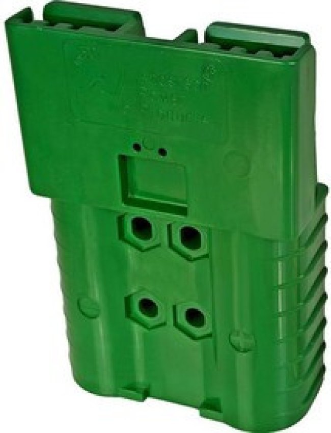 2-7249G4, Heavy Duty Power Connectors SBX350 HOUSING ONLY GREEN