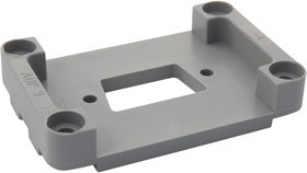 09300009965, Аксессуар разъема, 6B, Пластина переходник, Корпусными разъемами Harting Han серии B