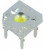 OSYWM4Z2C1D, LED Super Flux; 7.62x7.62mm; bicolour; yellow/white; 120°; 20mA