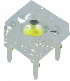 OSYWM4Z2C1D, LED Super Flux; 7.62x7.62mm; bicolour; yellow/white; 120°; 20mA