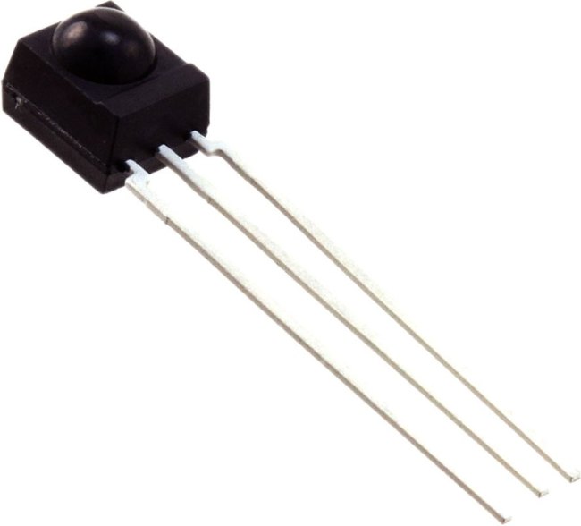 TSOP34838, IR Remote Receiver 38KHz 45m 3-Pin - Rail/Tube TSOP34838, IR Remote Receiver 38KHz 45m 3-Pin - Rail/Tube