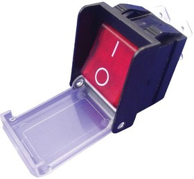C1353AHNAA, Rocker Switches C1353AHY T.BLK RED 230V CLEAR COVER WHT C1353AHNAA, Rocker Switches C1353AHY T.BLK RED 230V CLEAR COVER WHT