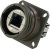 RJFTV2PE1N, Female Ethernet Connector, Flange Mount, Cat5e