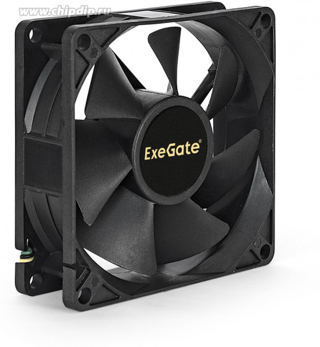 Exegate EX283378RUS Вентилятор ExeGate E08025B4P-PWM, 80x80x25 мм, двойной шарикоподшипник, 4pin, PWM, 22dBA Exegate EX283378RUS Вентилятор ExeGate E08025B4P-PWM, 80x80x25 мм, двойной шарикоподшипник, 4pin, PWM, 22dBA