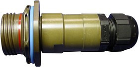 RJFTV7PE1G, Адаптер в линию, Jam Nut, RJ45, RJ45, Переходник, Встраиваемый в Линию, RJFTV, Гнездо, 8 вывод(-ов)