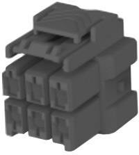 5-2232266-6, Power to the Board 2x6 plug dgr housing Key A
