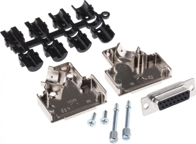 D45ZK15-DB15S-K, D45ZK 15 Way D-sub Connector D45ZK15-DB15S-K, D45ZK 15 Way D-sub Connector