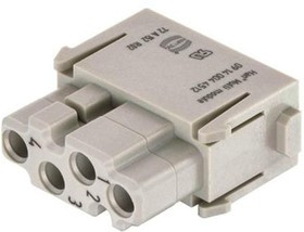 09140043141, Heavy Duty Power Connectors MOD FOR FEMALE CON HAN CC 4 CRIMP CON