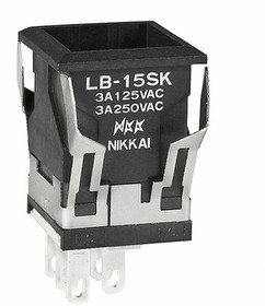 LB15SKW01, Pushbutton Switches SPDT On-(On) SQUARE