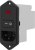 PM0S0DH60, POWER ENTRY MODULE, MEDICAL, 6A, 250VAC