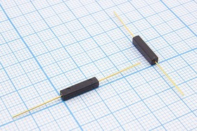 Геркон замыкающий МКА-10110М, 0.5А/200В, МДС срабатывания 7-45А; № 7438 M геркон 2,5x2,5x11,5\200В\н