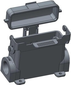 T1629161120-000, HEAVY DUTY CONN, 1 LEVER, SIZE H16A T1629161120-000, HEAVY DUTY CONN, 1 LEVER, SIZE H16A