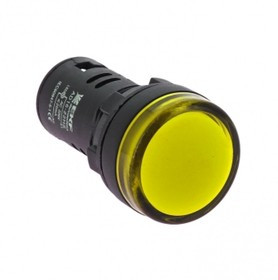 Светодиодная матрица AD16-22HS, желтая 12В AC/DC 10 шт. PROxima ledm-ad16-y-12