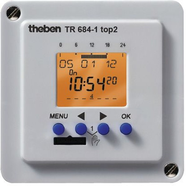 TR684 - 1 top 2, Digital Time Switch 230 240 V ac, 1-Channel