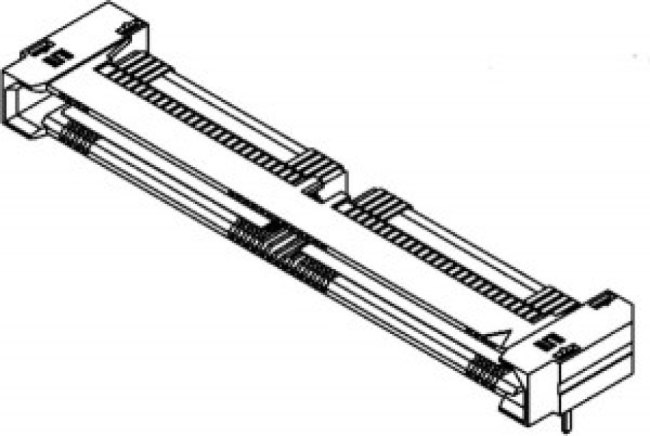 QRF8-026-01-L-RA-GP, Board to Board & Mezzanine Connectors 0.80 mm Q Rate Slim Body Ground Plane Socket QRF8-026-01-L-RA-GP, Board to Board & Mezzanine Connectors 0.80 mm Q Rate Slim Body Ground Plane Socket