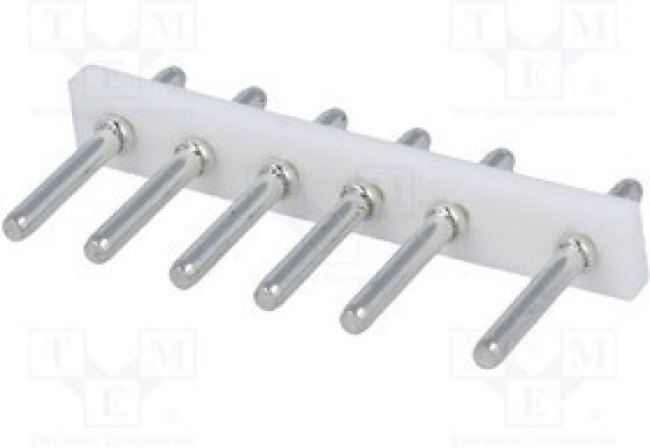 NHW-06, Гнездо, провод-плата, 5/7,5мм, PIN: 6, THT, 250В, 5А, луженые, A: 33мм NHW-06, Гнездо, провод-плата, 5/7,5мм, PIN: 6, THT, 250В, 5А, луженые, A: 33мм