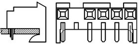 41815-0329, Headers &amp; Wire Housings KK 156 PCB Bottom 4Ckt No Ramp