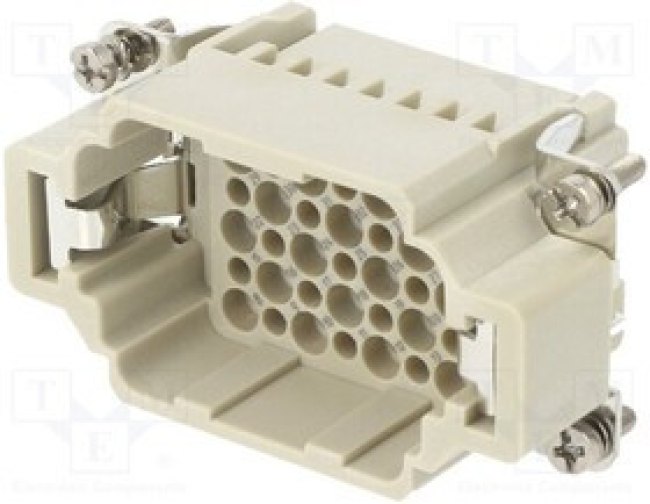 D24B-TE-4G-M32, Корпус: для разъемов HDC, размер D24B, на провод, прямой, M32