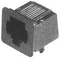 5520242-3, Conn RJ-25 F 6 POS 2.54mm Solder RA Thru-Hole 6 Terminal 1 Port Cat 3 Box/Tray