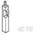 926519-2, Connector Accessories Keying Plug Straight Polyamide 6/6 Green