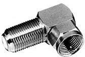 5-1634537-1, RF Adapters - In Series Elbow Plug- Jack 5-1634537-1, RF Adapters - In Series Elbow Plug- Jack