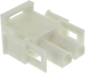 350777-4, Корпус разъема Universal MATE-N-LOK, вилка 2PIN, In-Line (Nylon, UL 94V-0) без контактов 350777-4, Корпус разъема Universal MATE-N-LOK, вилка 2PIN, In-Line (Nylon, UL 94V-0) без контактов
