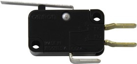 V-102-1C4 BY OMI, Микропереключатель, Миниатюрный, Петлевой Рычаг, SPDT, Быстрое Соединение, 10 А