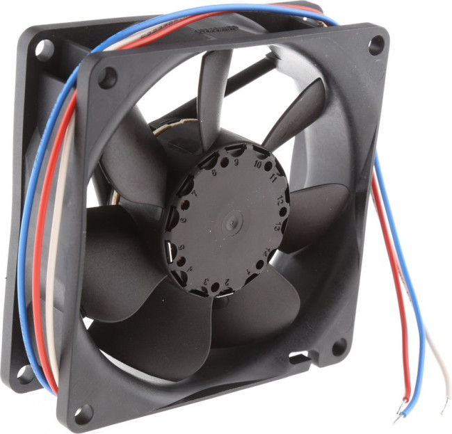 8414N/2GL, 8400 N Series Axial Fan, 24 V dc, DC Operation, 33m³/h, 700mW, 80 x 80 x 25mm