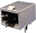 FRJAE488, Conn RJ-45 F 8 POS 2.54mm Solder RA Thru-Hole 8 Terminal 1 Port