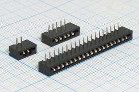 Разъем FB-17 розетка, шаг P2.54, контакты 17P, на шлейф/плату, FB-17