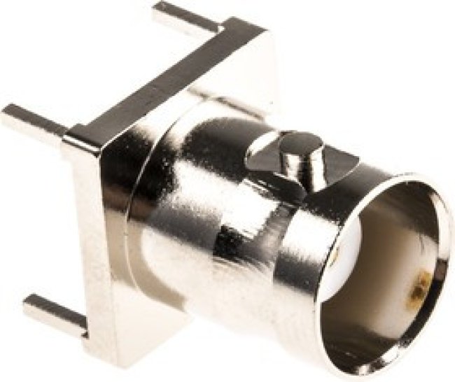 B6251F1-NT3G-50, Amphenol, jack PCB Mount BNC Connector, 50, Through Hole Termination, Straight Body B6251F1-NT3G-50, Amphenol, jack PCB Mount BNC Connector, 50, Through Hole Termination, Straight Body