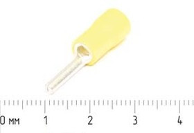 Наконечник кабельный штекер"I" 2,8, S5,0, обжимной, желтый; №782 клемма нак/каб штек "I" 2,8\\S5,0 \обж\жел\